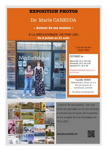photo, photographie, marie caredda, haut jura, autour de ma maison, jura, viry, médiathèque viry, blog littéraire de christian cottet-emard, vues du jura, photos du jura